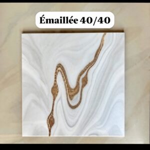 Carreaux de sol 40x40 vitrifiés – motif décoratif