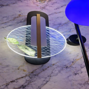 Applique murale LED design – Doré & Ovale lumineux