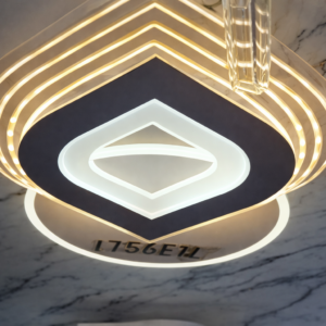 Applique murale LED – Design diamant concentrique