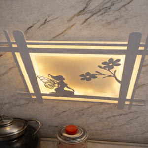 Applique murale LED – Silhouette fée & lumière chaude