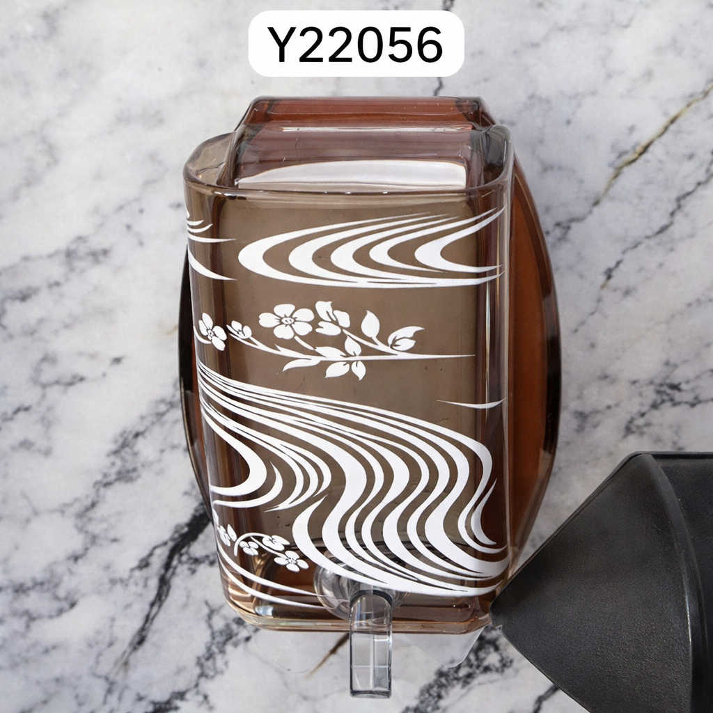 Applique murale simple Y22056 – verre ondes floral