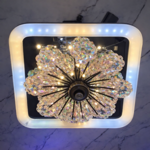 applique-plafonnier-led-jeux-de-lumiere-carre-cristal-flower