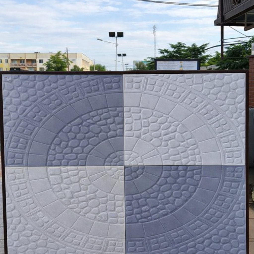 Dalle Travertin gris 40×40 cm – 2ème choix