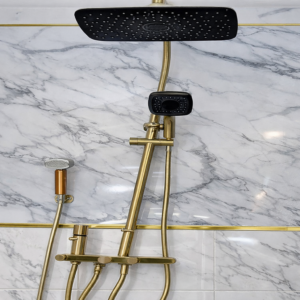 kit-douche-piano-gold-mat-pluie-main-inverseur