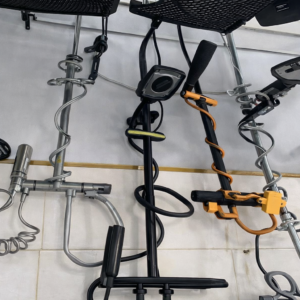 Kit douche piano noir mat – pluie fixe + main + jets multiples