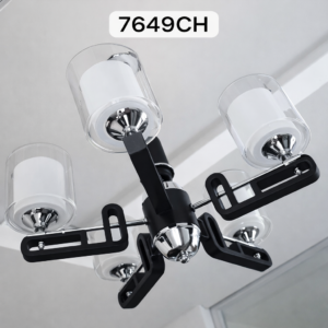 lustre-plafonnier-5-bras-finition-blanc-noir