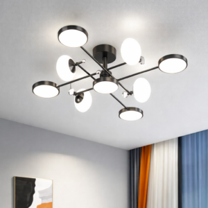 Lustre Plafonnier Moderne-spots circulaires