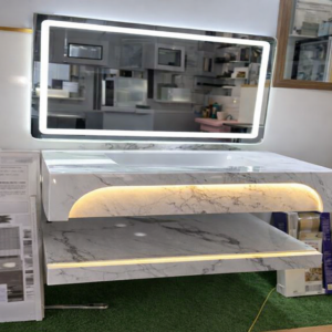 meuble-lavabo-marbre-led-suspendu-miroir-lumineux