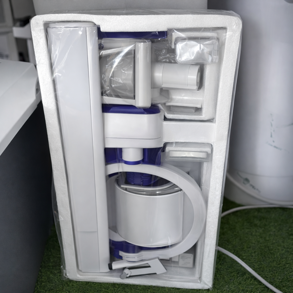 Set Actika salle de bain blanc – organisateur plastique 6 pièces