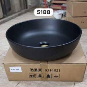 vasque-ronde-noire-ref-5188-porcelaine-premium