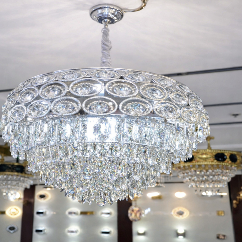 Lustre Cristal Spirale